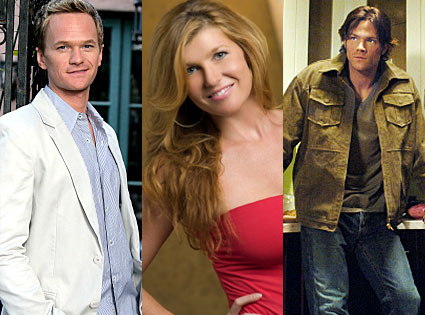 Neil Patrick Harris (How I Met Your Mother), Connie Britton (Friday Night Lights), Jared Padelecki (Supernatural) Neil Patrick Harris (How I Met Your Mother), Connie Britton (Friday Night Lights), Jared Padelecki (Supernatural)